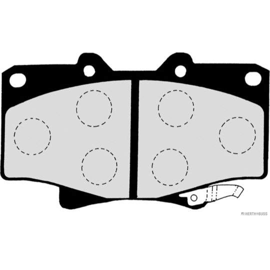 J3602055 - Brake Pad Set, disc brake 