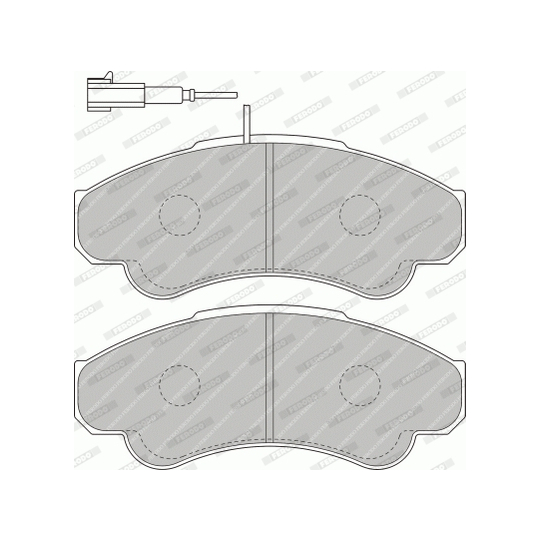FVR1479 - Brake Pad Set, disc brake 