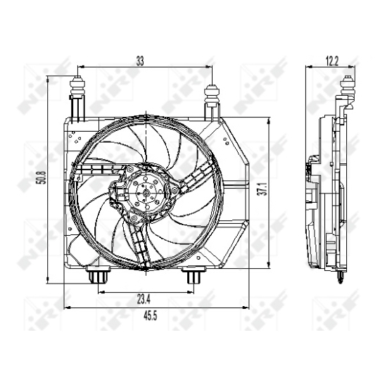 47261 - Fan, radiator 