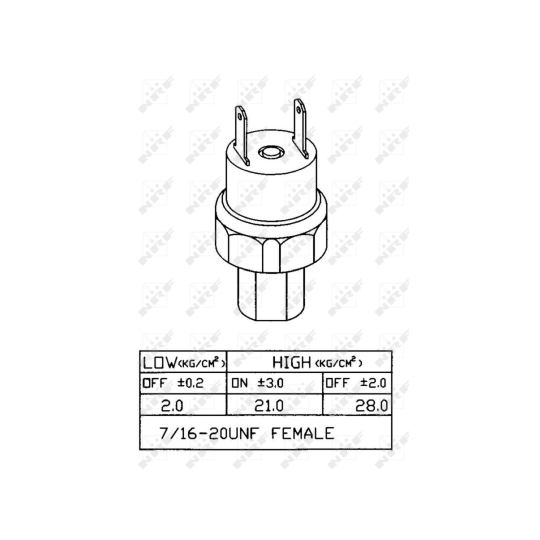 38919 - Pressure Switch, air conditioning 