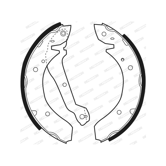 FSB152 - Brake Shoe Set 