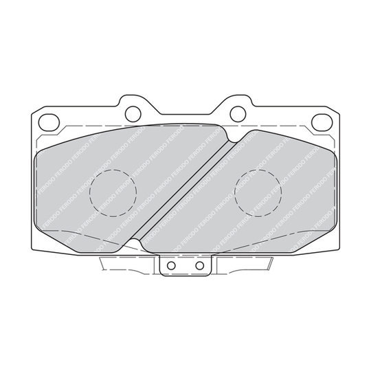 FDB1433 - Brake Pad Set, disc brake 