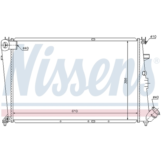 61303 - Radiator, engine cooling 