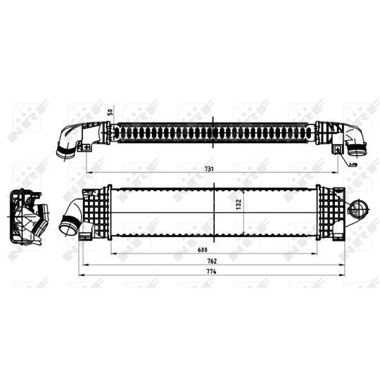 30870 - Intercooler, charger 