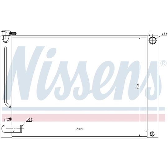 64660 - Radiator, engine cooling 