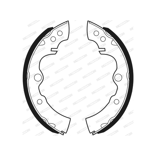 FSB53 - Brake Shoe Set 