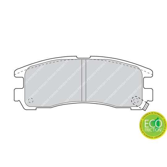 FDB803 - Brake Pad Set, disc brake 