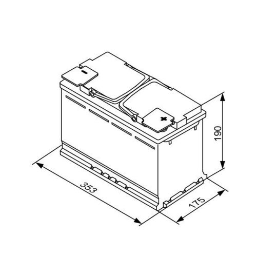 0 092 S60 130 - Starter Battery 