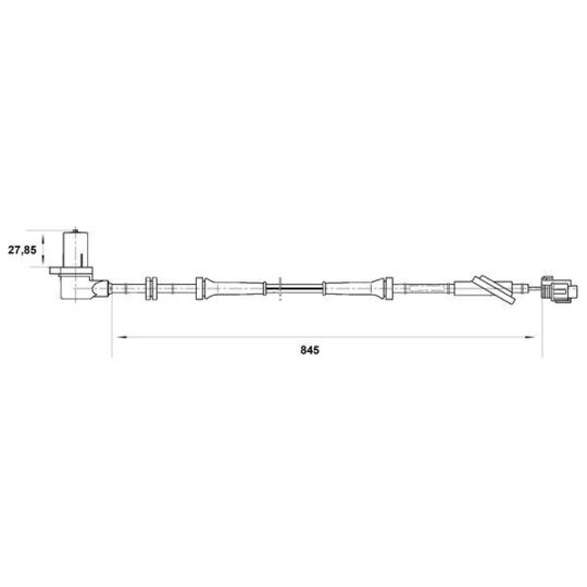 0 265 006 702 - Sensor, wheel speed 