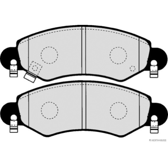 J3608027 - Brake Pad Set, disc brake 