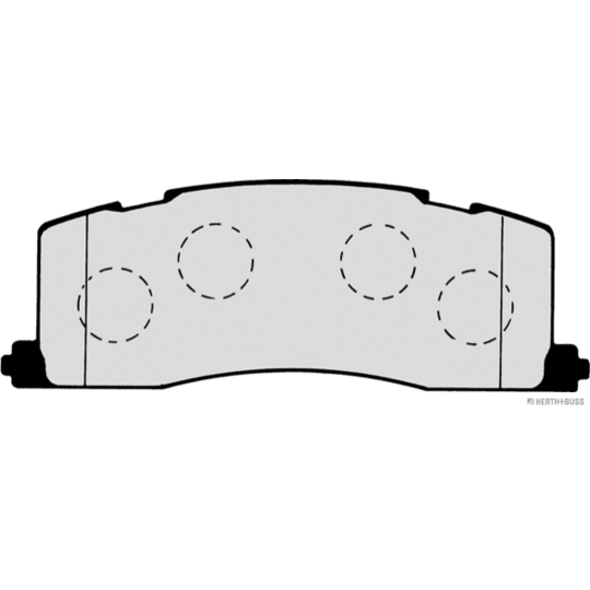 J3612011 - Brake Pad Set, disc brake 