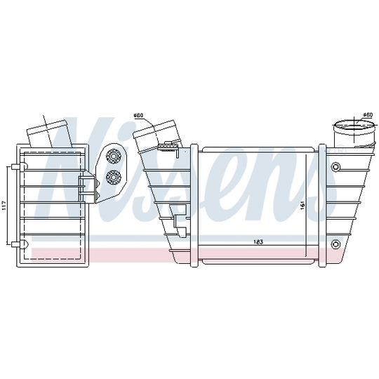 96746 - Intercooler, charger 