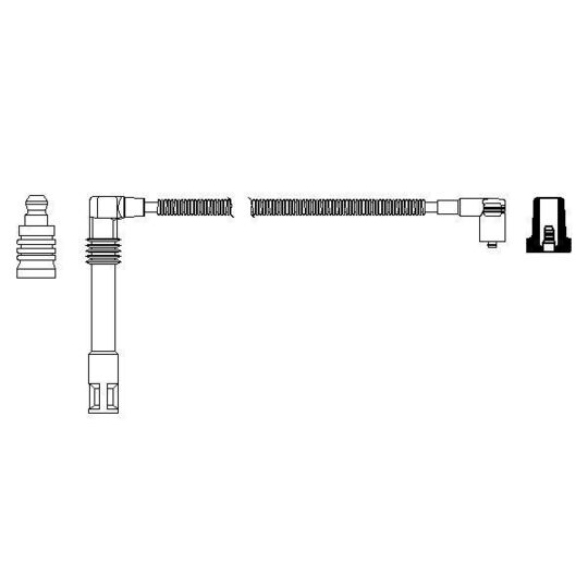 0 986 357 723 - Ignition Cable 