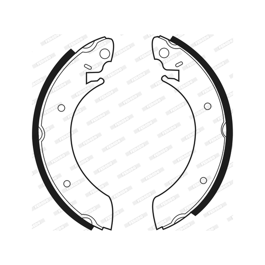 FSB357 - Brake Shoe Set 