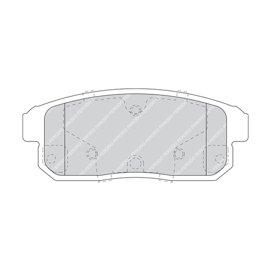 FDB1759 - Brake Pad Set, disc brake 