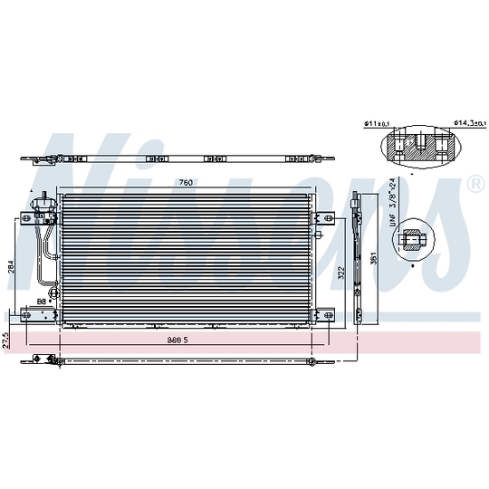 94503 - Kondensor, klimatanläggning 