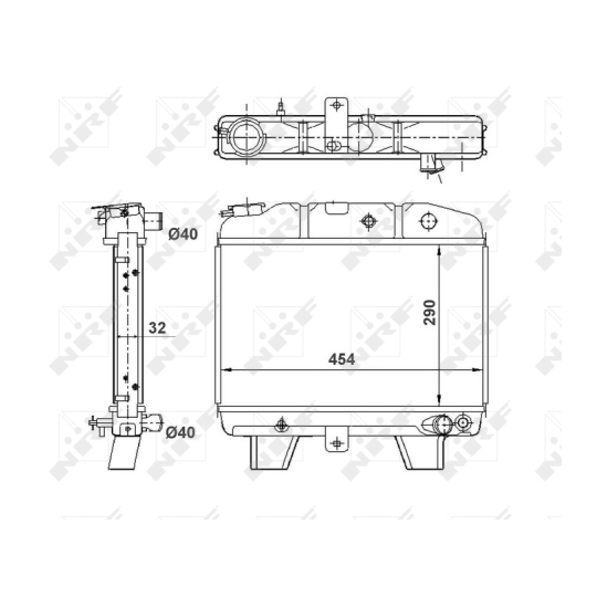 57101 - Radiator, engine cooling 