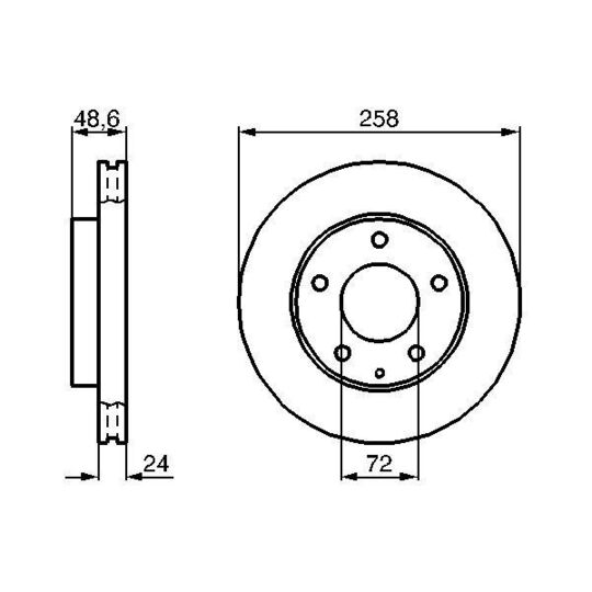 0 986 478 227 - Brake Disc 