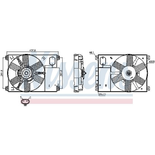 85020 - Fan, radiator 