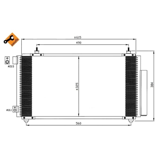 35576 - Condenser, air conditioning 