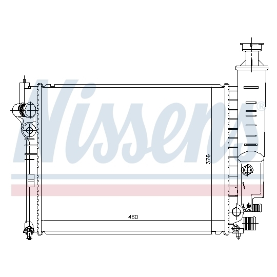 63465 - Radiator, engine cooling 