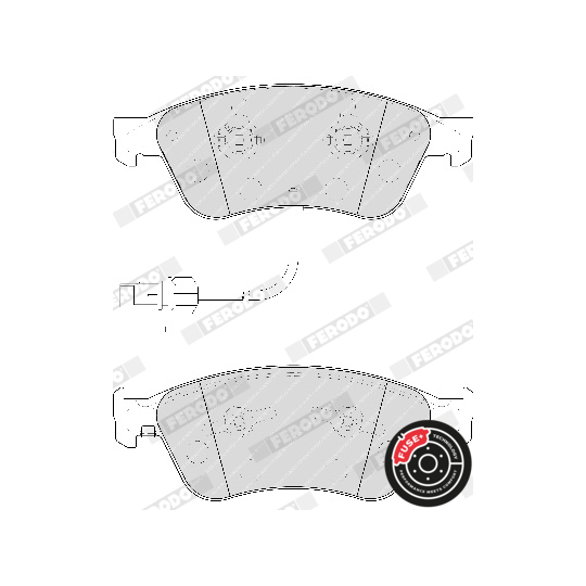 FDB1832 - Brake Pad Set, disc brake 