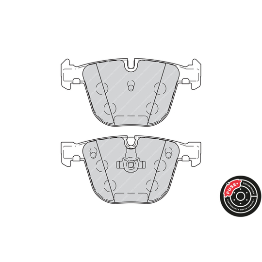 FDB4259 - Brake Pad Set, disc brake 