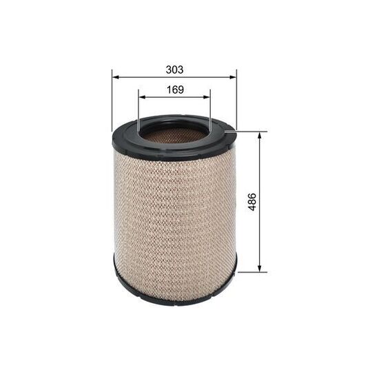 1 457 433 900 - Air filter 