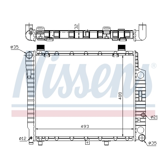 62754A - Radiator, engine cooling 