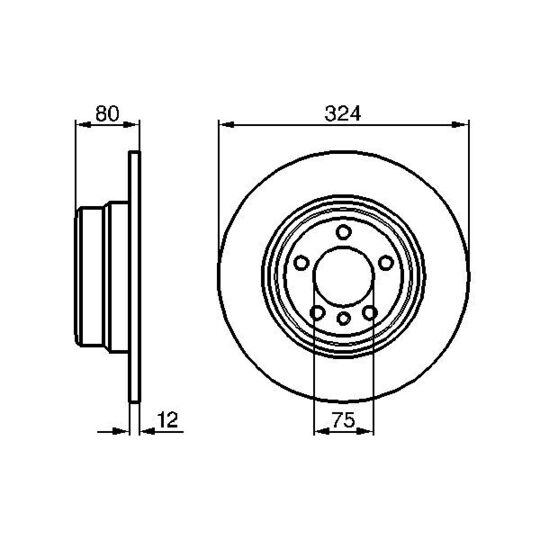 0 986 479 167 - Brake Disc 