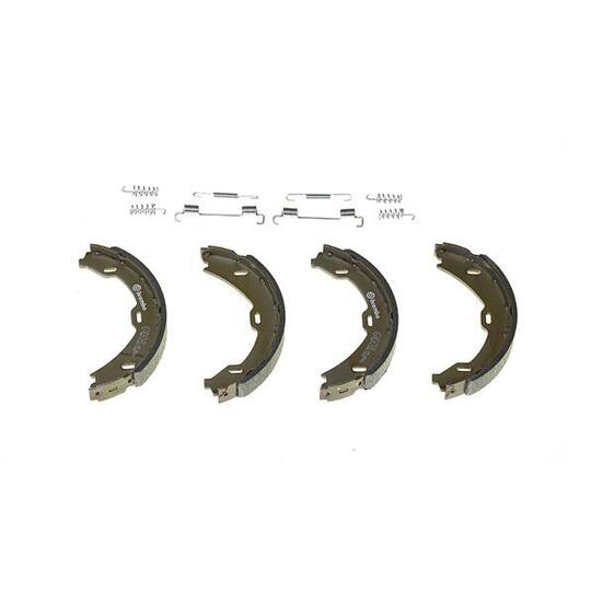 S 50 518 - Brake Shoe Set, parking brake 