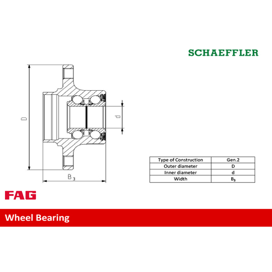 713 6702 40 - Wheel Bearing Kit 