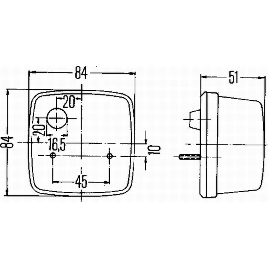 2SA 003 014-051 - Tail Light 