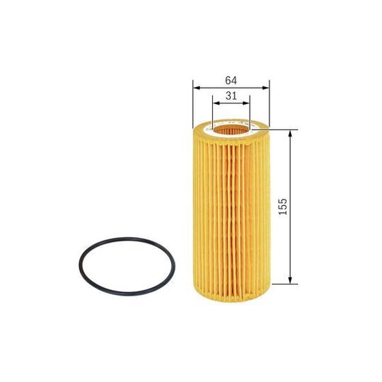 F 026 407 021 - Oil filter 