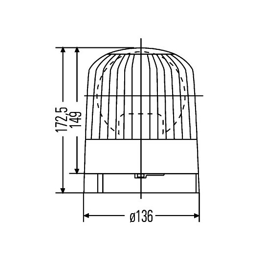 2RL 007 552-001 - Rotating Beacon 