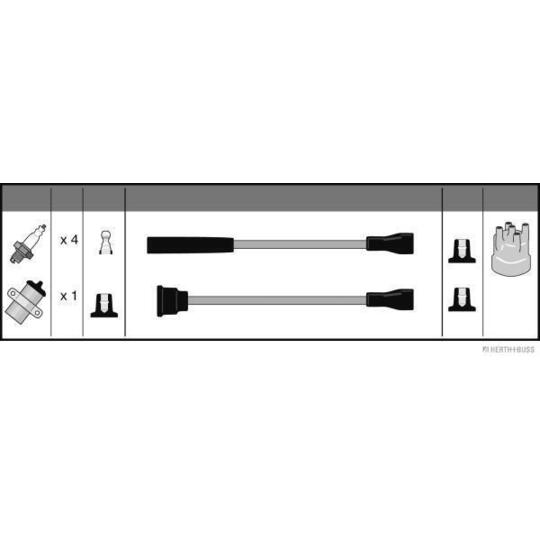 J5388001 - Ignition Cable Kit 