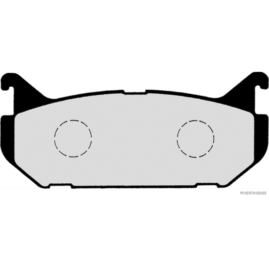 J3613007 - Brake Pad Set, disc brake 