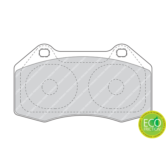 FDB1667 - Brake Pad Set, disc brake 