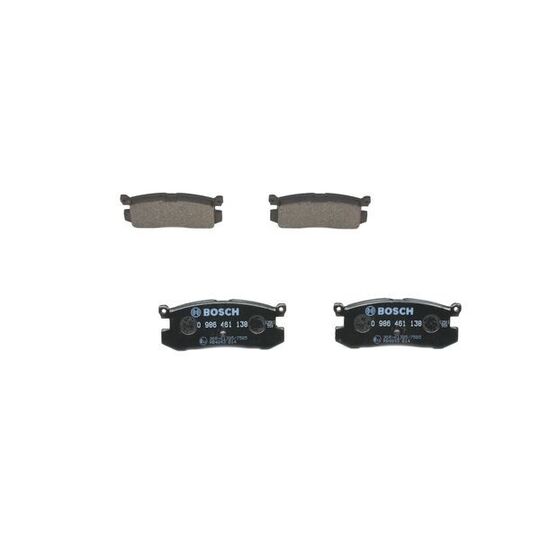 0 986 461 138 - Brake Pad Set, disc brake 