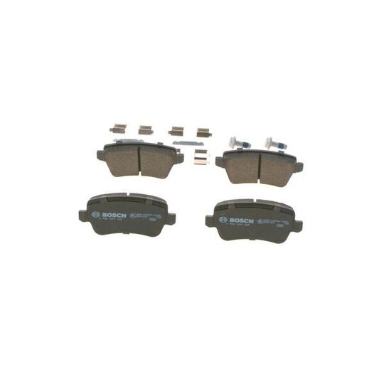 0 986 494 125 - Brake Pad Set, disc brake 