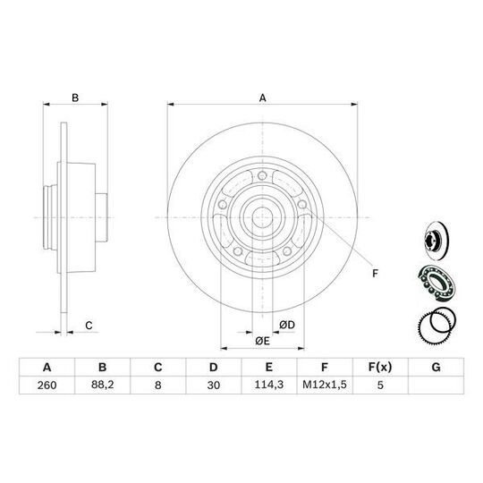 0 986 479 761 - Brake Disc 