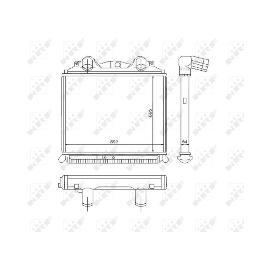 30203 - Intercooler, charger 