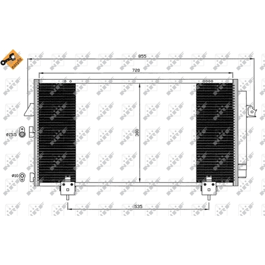 35381 - Condenser, air conditioning 