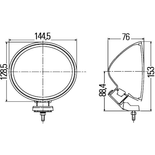 1N4 007 893-821 - Fog Light set 