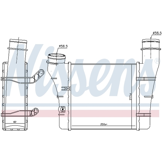 96707 - Intercooler, charger 