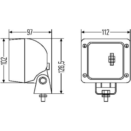 1GA 007 506-081 - Työvalo 