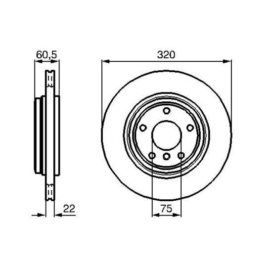 0 986 478 975 - Brake Disc 