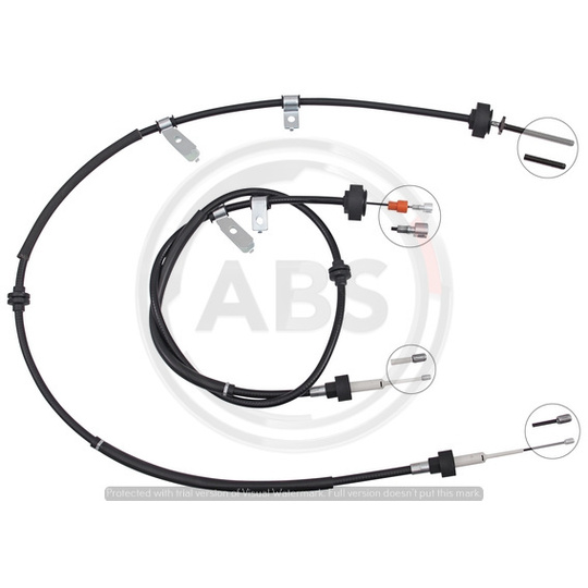 K10079 - Cable, parking brake 