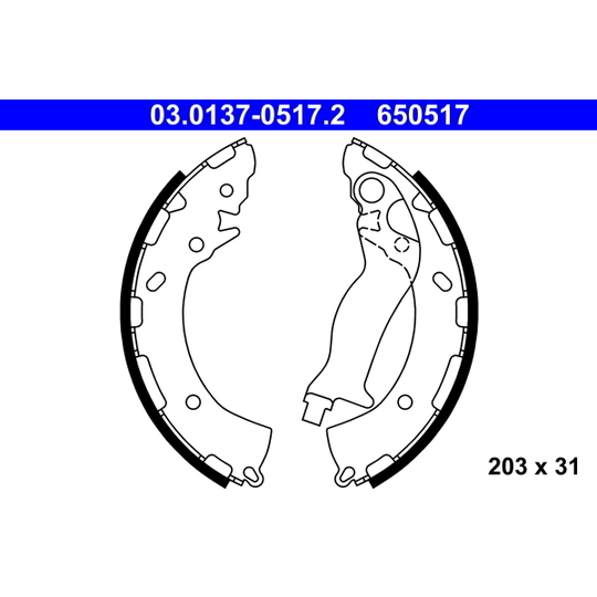 03.0137-0517.2 - Bromsbackar, sats 