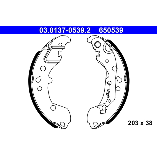 03.0137-0539.2 - Piduriklotside komplekt 